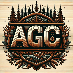 image illustrative du logo AGC esprit bois généré par l'IA Bing