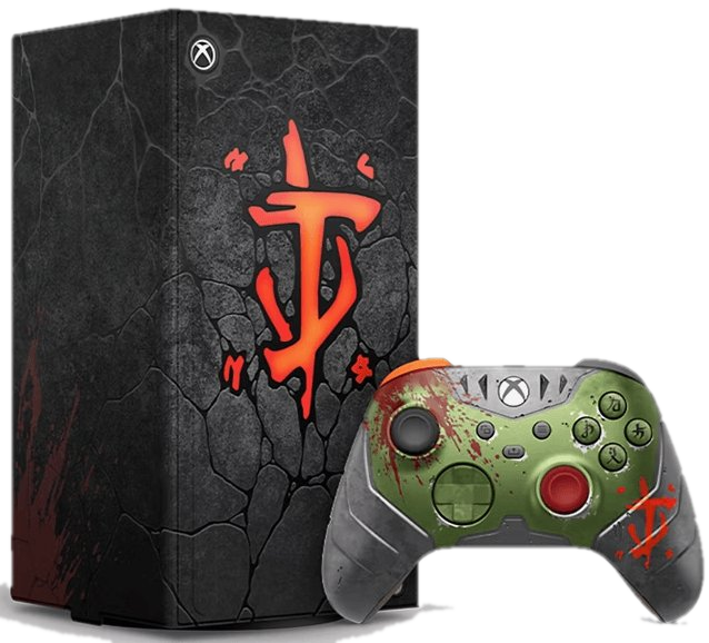 image illustrative d'une manette de jeu Xbox Doom The dark Age
